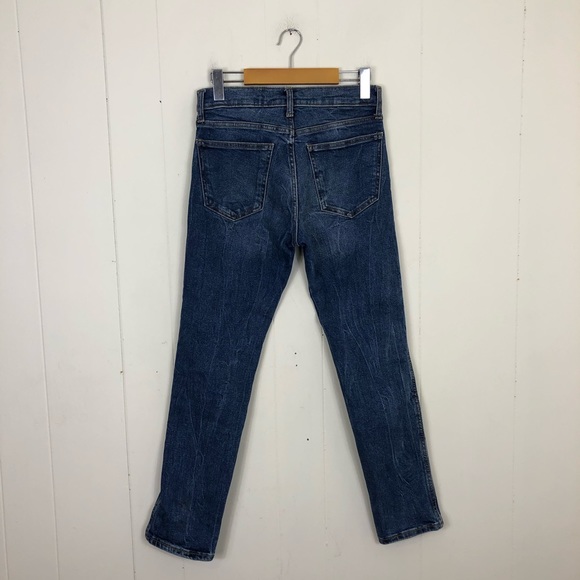 Gap High Rise Slim Straight Jeans Sz 26 - Picture 3 of 11